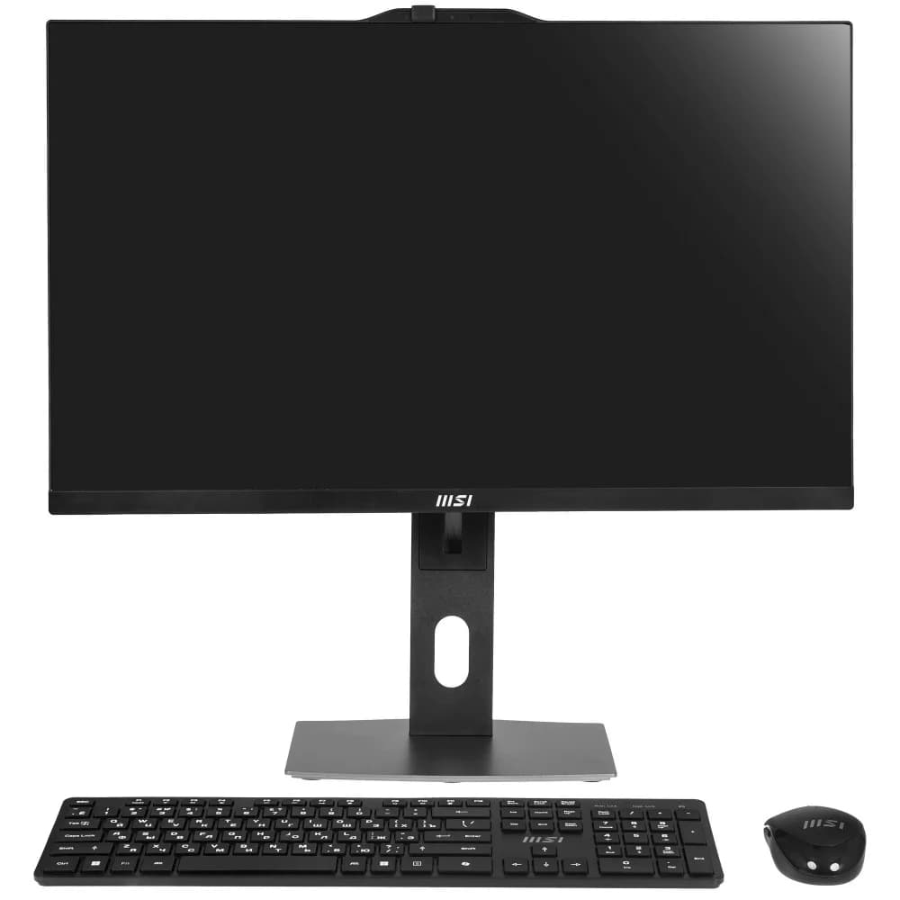 Моноблок MSI Modern AM272P 1M-687XRU 27" Full HD Core 7 150U (1.8) 32Gb SSD1Tb Graphics noOS GbitEth WiFi BT 120W клавиатура мышь Cam черный 1920x1080