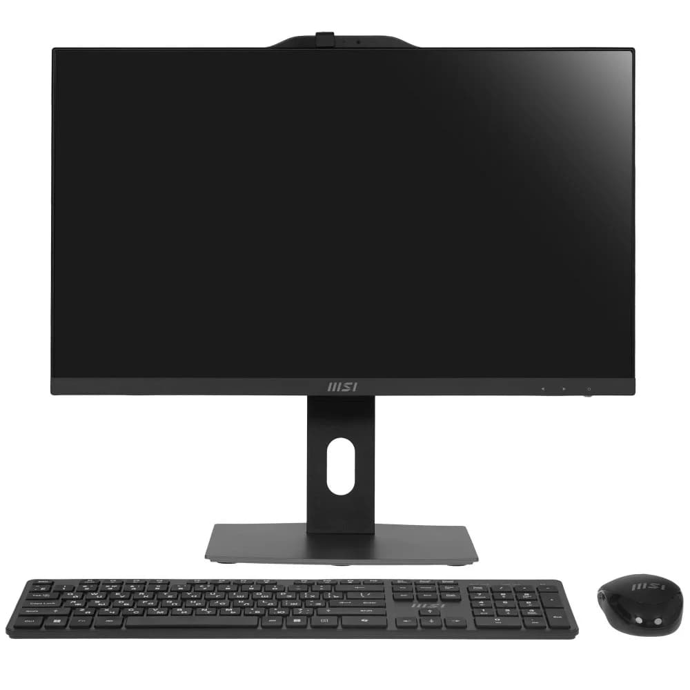 MSI PRO AP242P 14M-661XRU 23.8"(1920x1080 (матовый) IPS)/Intel Core i7 14700(2.1Ghz)/16384Mb/512PCISSDGb/noDVD/Int:Intel UHD Graphics 770/Cam/BT/WiFi/-/war 1y/4.63kg/Black/DOS + Wireless KB+M