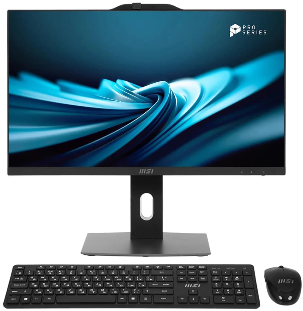 Моноблок MSI Pro AP242P 14M-662XRU 23.8" Full HD i3 14100 (3.5) 16Gb SSD512Gb UHDG 730 noOS GbitEth WiFi BT 120W клавиатура мышь Cam черный 1920x1080