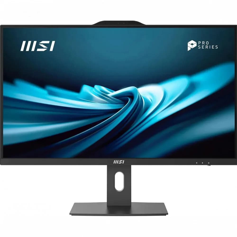 Моноблок MSI Pro AP272P 14M AiO 27" FHD(1920x1080)IPS AG Non-touch, Core i7-14700 (2.1GHz), 32Gb DDR5(2x16Gb), 1TB SSD M.2, Intel UHD, WiFi, BT, camera, WirelessKB&mouse Eng/Rus,noOS,1y war-ty, Blac