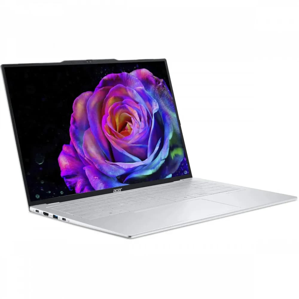 Ноутбук Acer Swift Air 16 SFA16-61M-R721 AMD Ryzen AI 7 350/16Gb/SSD1Tb/16"/OLED/WUXGA/1920x1200/60Hz/NoOS/Silver/1.1kg (NX.DJBCD.002)