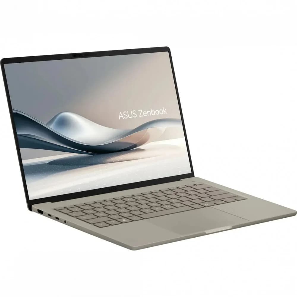 Ноутбук Asus Zenbook 14 UX3407QA-QD197W Snapdragon X X1-26-100 16Gb SSD512Gb Qualcomm Adreno 14" OLED WUXGA (1920x1200) Windows 11 Home beige WiFi BT Cam Bag (90NB1501-M00850)