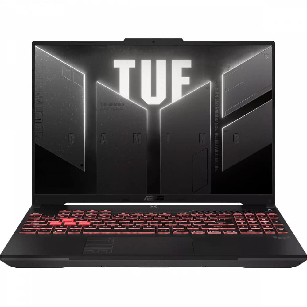 Ноутбук/ ASUS TUF A16 FA607NUQ-RL024 16"(1920x1200 (матовый, 144Hz) IPS)/AMD Ryzen 7 170(3.2Ghz)/16384Mb/512PCISSDGb/noDVD/Ext:nVidia GeForce RTX4050(6144Mb)/Cam/BT/WiFi/56WHr/war 1y/2.2kg/Mecha Gra