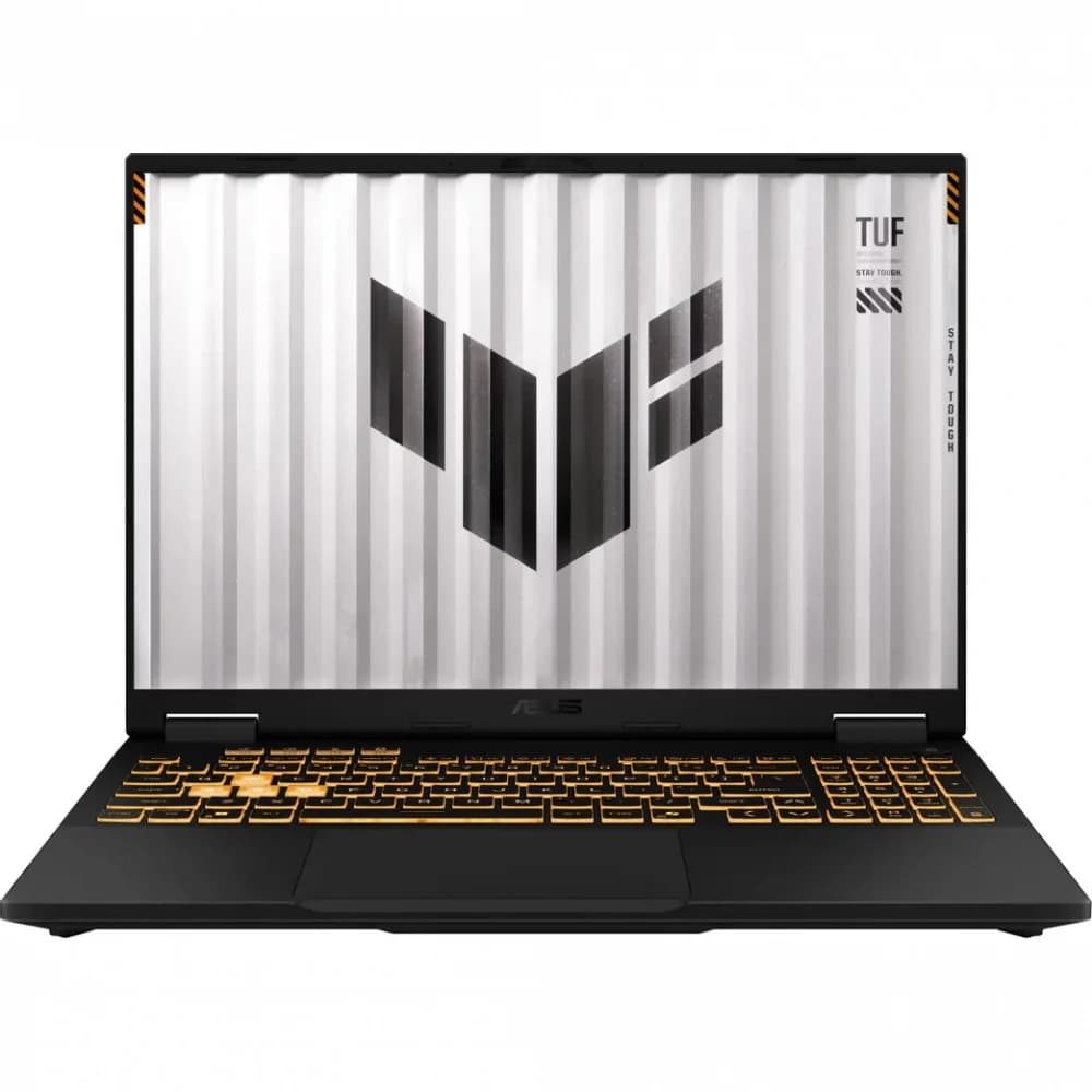 Ноутбук Asus TUF Gaming F16 FX608JHI-TU216 Core i5 14450HX 16Gb SSD512Gb NVIDIA GeForce RTX5050 8Gb 16" IPS WUXGA (1920x1200) без ОС grey WiFi BT Cam (90NR0NA1-M00BJ0)