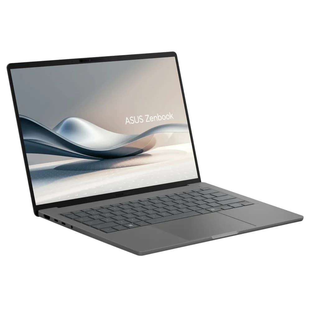 Ноутбук Asus Zenbook 14 UX3407QA-QD267W Snapdragon X X1-26-100 16Gb SSD512Gb Qualcomm Adreno 14" OLED WUXGA (1920x1200) Windows 11 Home grey WiFi BT Cam Bag (90NB1502-M00DN0)