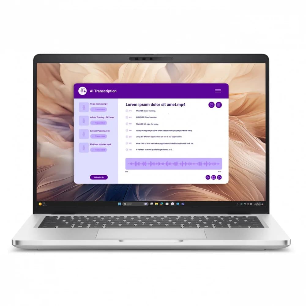 Ноутбук Dell/Pro 14 Plus PB14250/3г/Core Ultra 7/255U/2 GHz/16 Gb/SSD/512 Gb/No ODD/Graphics/integrated//14 ''/1920x1200/Windows 11/Pro//Backlit Kb/Fi