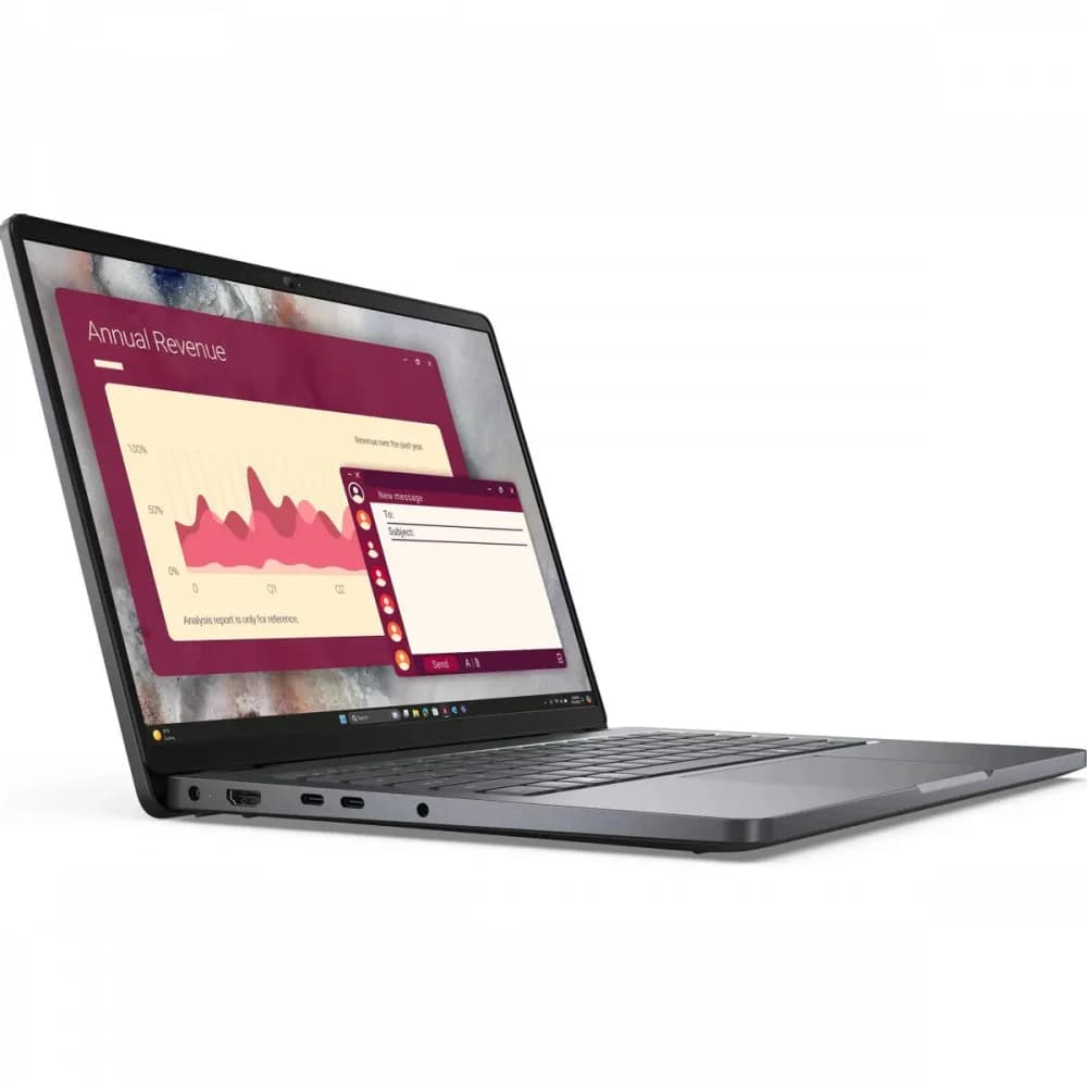 Ноутбук Dell Pro 14 Core Ultra 7 265U 32Gb SSD1Tb Intel Graphics 14" IPS FHD+ (1920x1200) Linux grey WiFi BT Cam (PRO14-7315)