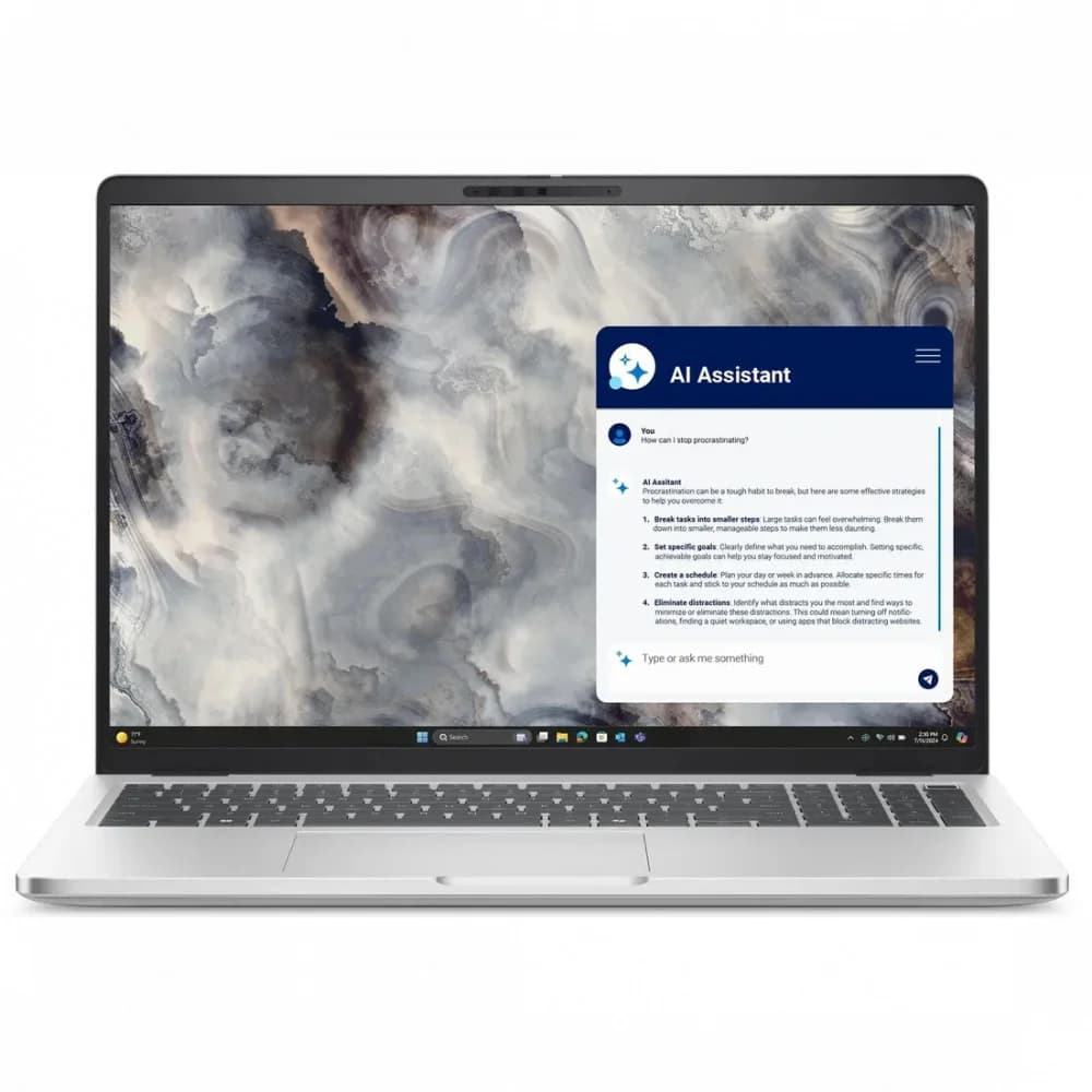Ноутбук Dell Pro 16 Plus Core Ultra 7 266V 16Gb SSD1Tb Intel Graphics 16" IPS FHD+ (1920x1200) Linux grey WiFi BT Cam (PRO16PL-7617)