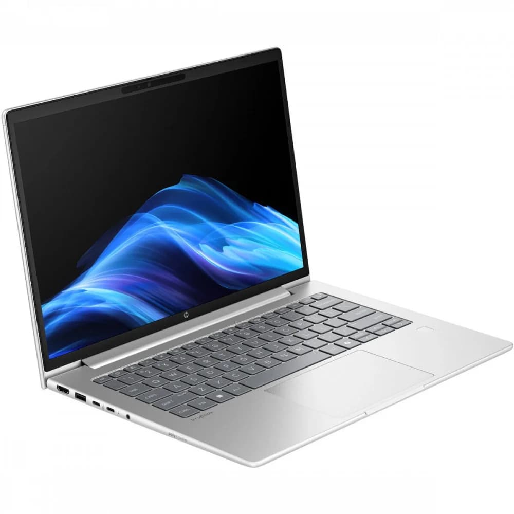 Ноутбук/ HP Probook 4G1i 14 14"(1920x1200)/Intel Core Ultra 5 225U(1.5Ghz)/16384Mb/512PCISSDGb/noDVD/Int:Intel® Graphics/Cam/BT/WiFi/48WHr/war 1y/1.4kg/Silver/DOS + EN Kbd 3 pin