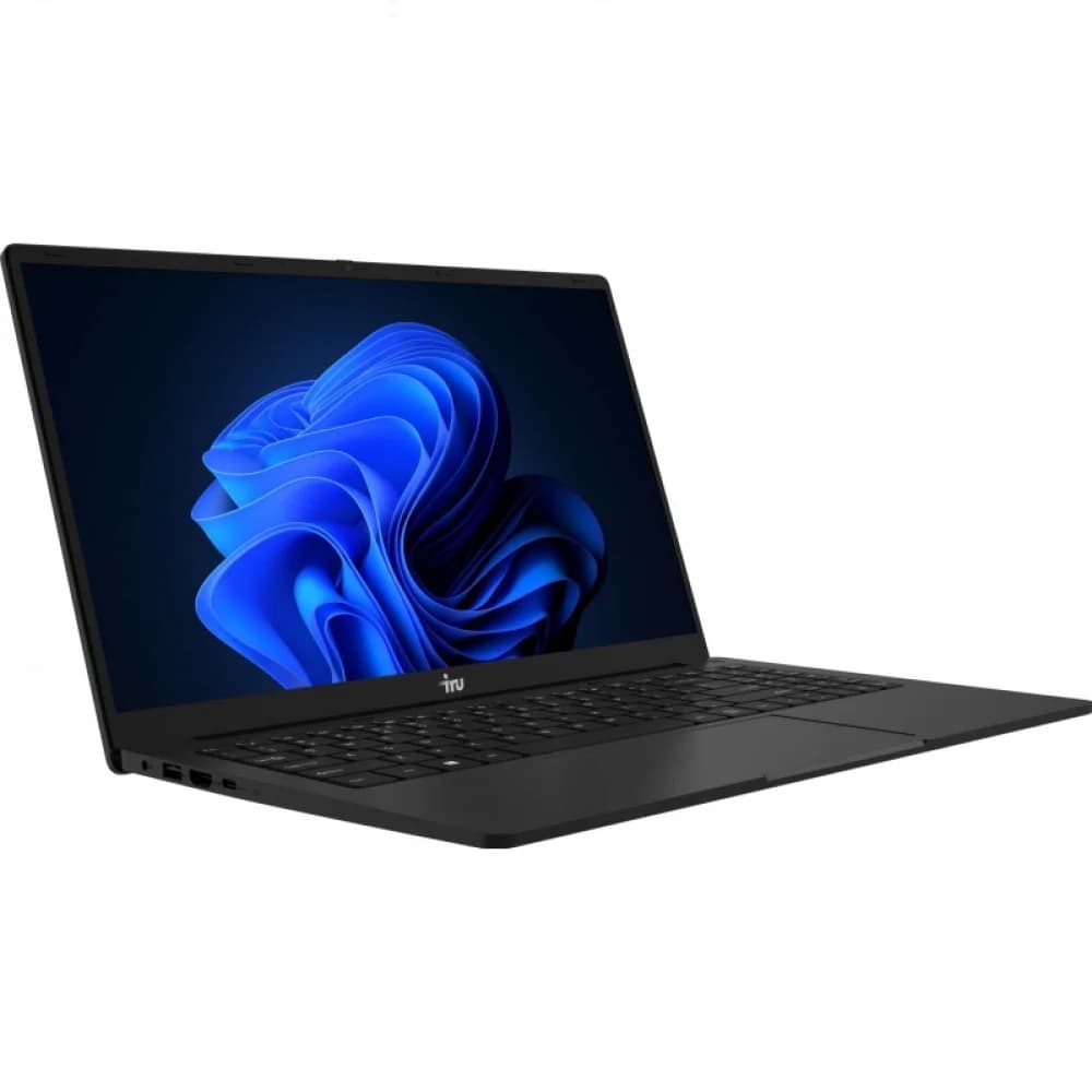 Ноутбук IRU Strato 15ALI Core i3 1215U 8Gb SSD256Gb Intel Iris Xe graphics 15.6" IPS FHD (1920x1080) Windows 11 Professional black 6000mAh (2059106)