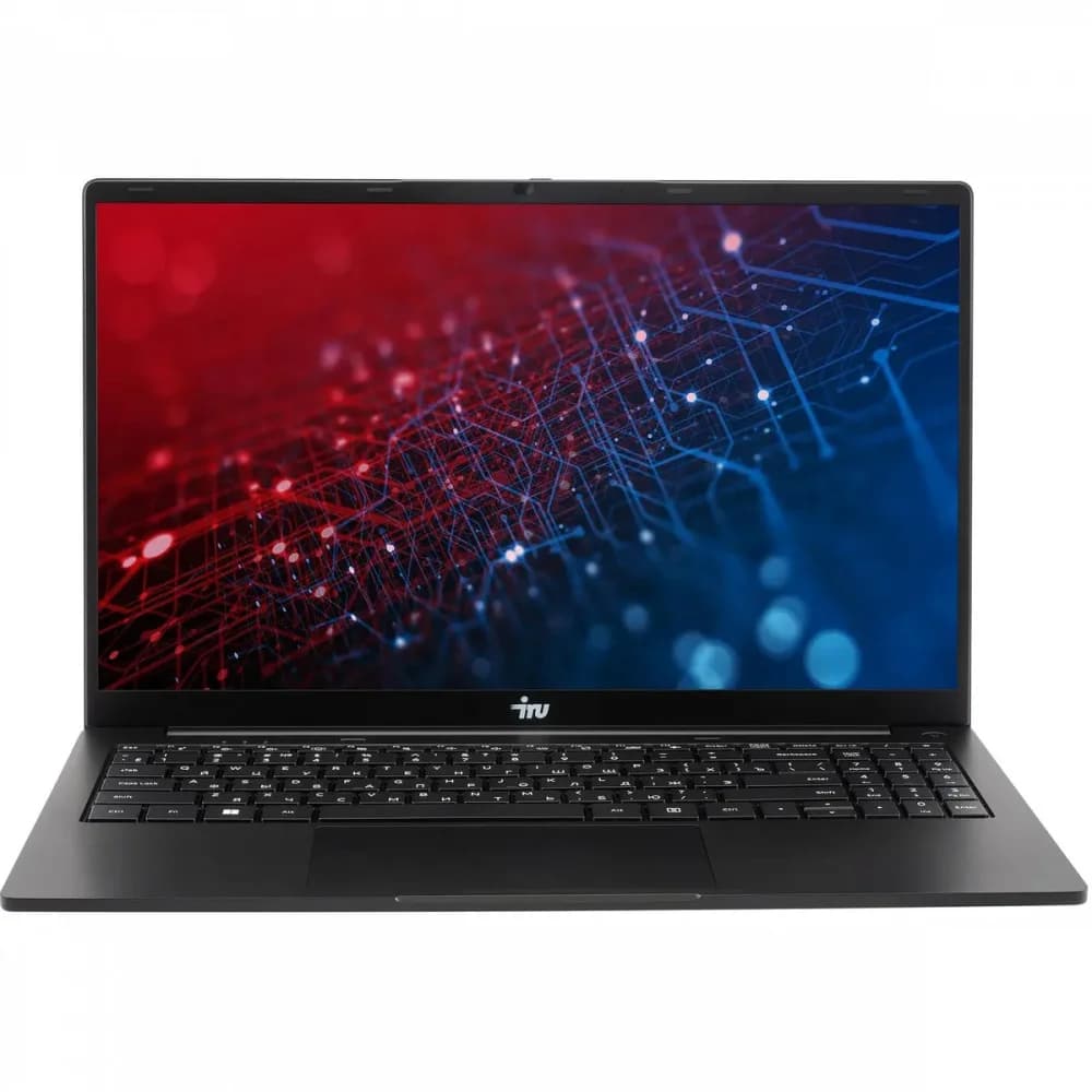 Ноутбук IRU Strato 15ALID5 Core i7 13620H 16Gb SSD512Gb Intel UHD Graphics 15.6" IPS FHD (1920x1080) FreeDOS black WiFi BT Cam 6000mAh (2148035)