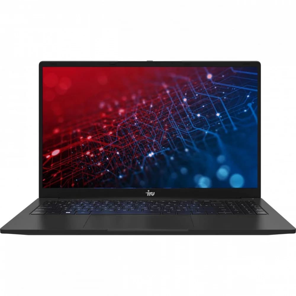 Ноутбук IRU Strato 15ALI Core i7 1255U 16Gb SSD512Gb Intel Iris Xe graphics 15.6" IPS FHD (1920x1080) FreeDOS black 6000mAh (2058955)