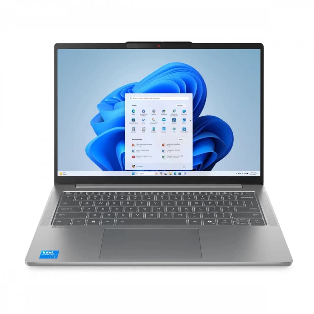 Ноутбук Lenovo IdeaPad Slim 5 14IRH10R 14"(1920x1200 OLED)/Intel Core 5 210H(2.2Ghz)/32768Mb/1024PCISSDGb/noDVD/Int:Intel® Graphics/Cam/BT/WiFi/60WHr/war 1y/1.39kg/luna grey/noOS + 65W, RU kbd