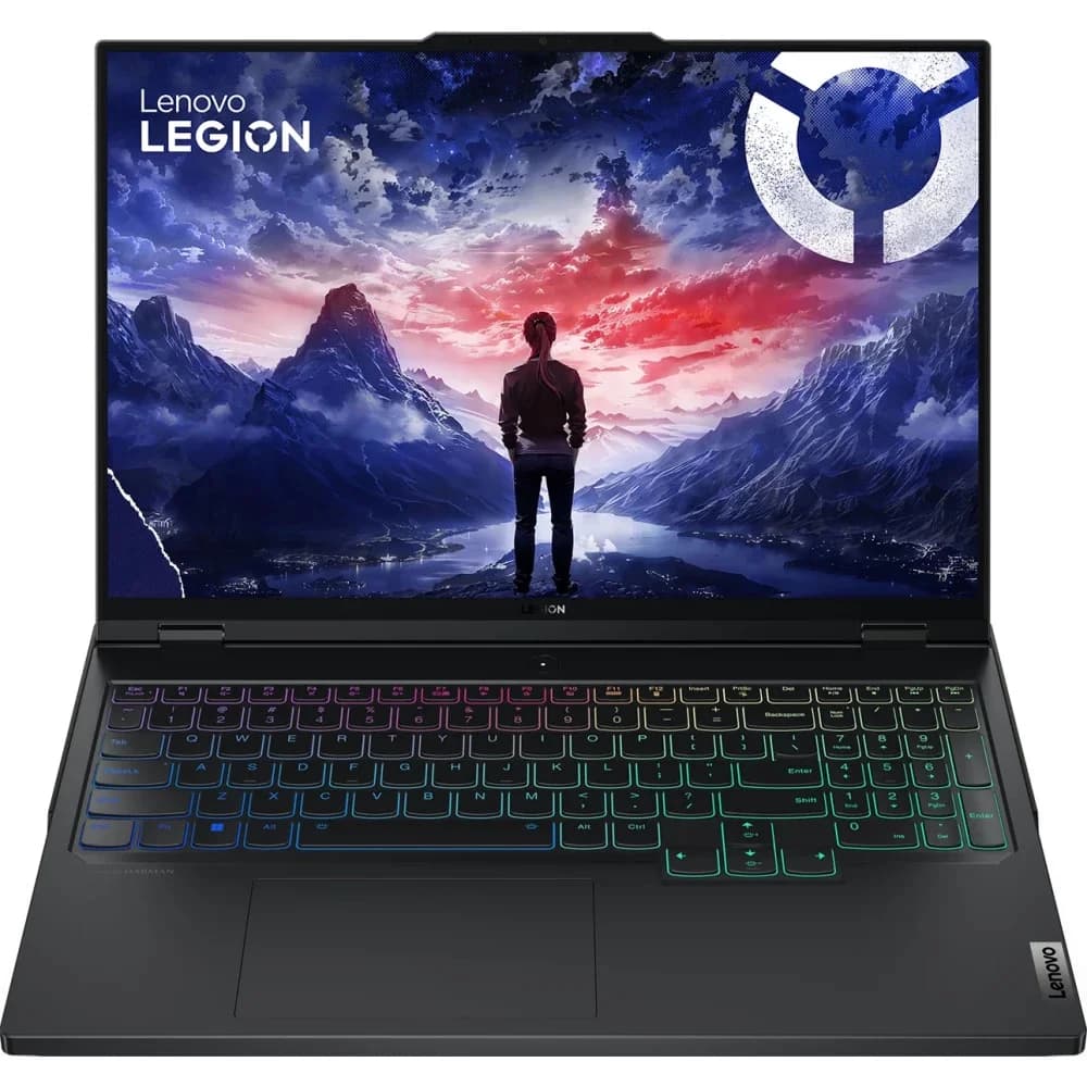 Ноутбук Lenovo Legion Pro 7 16IRX9H Core i9 14900HX 32Gb SSD1Tb NVIDIA GeForce RTX4090 16Gb 16" IPS WQXGA (2560x1600) noOS black WiFi BT Cam (83DE004HRK)