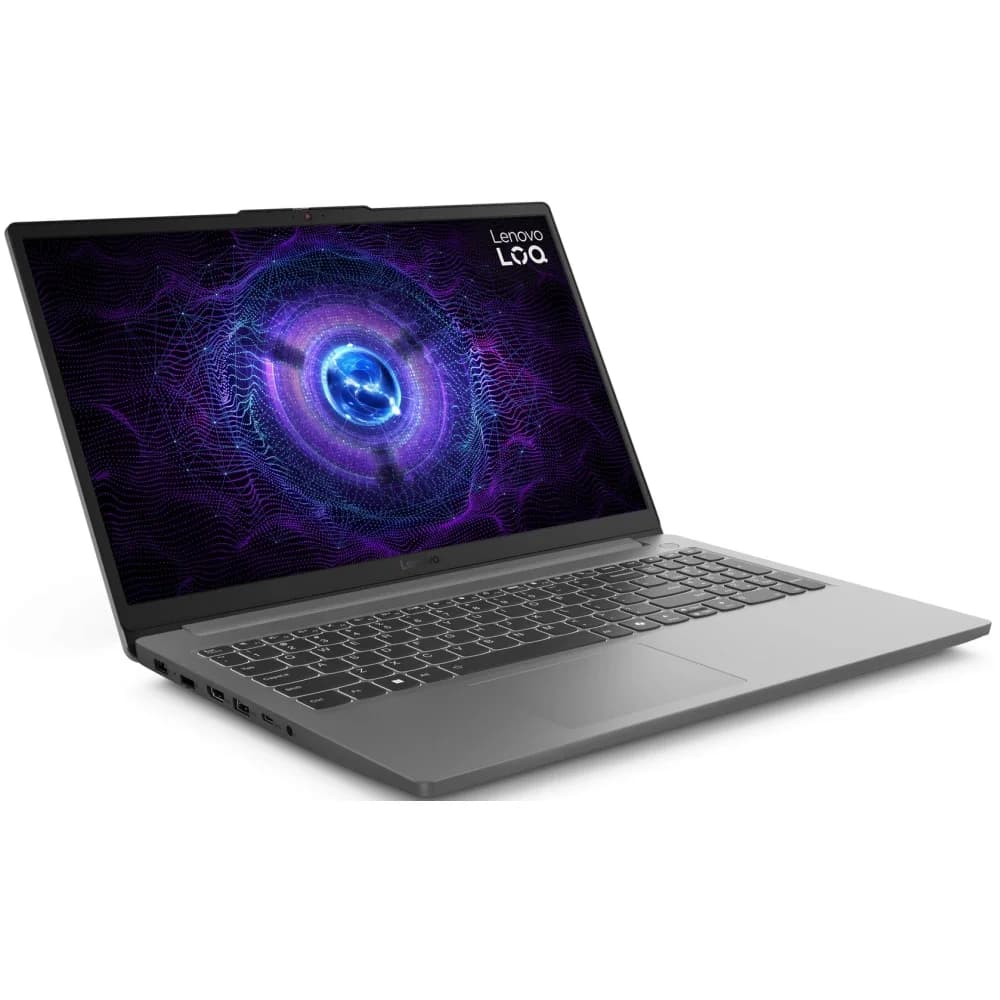Ноутбук Lenovo LOQ 15IAX9E Intel Core i5-12450HX/16Gb/SSD512Gb/RTX3050 6Gb (65W)/15.6"/IPS/FHD/1920x1080/144Hz/Win11 (SL English)/Luna Grey/1.77kg (83LK00CVUS)