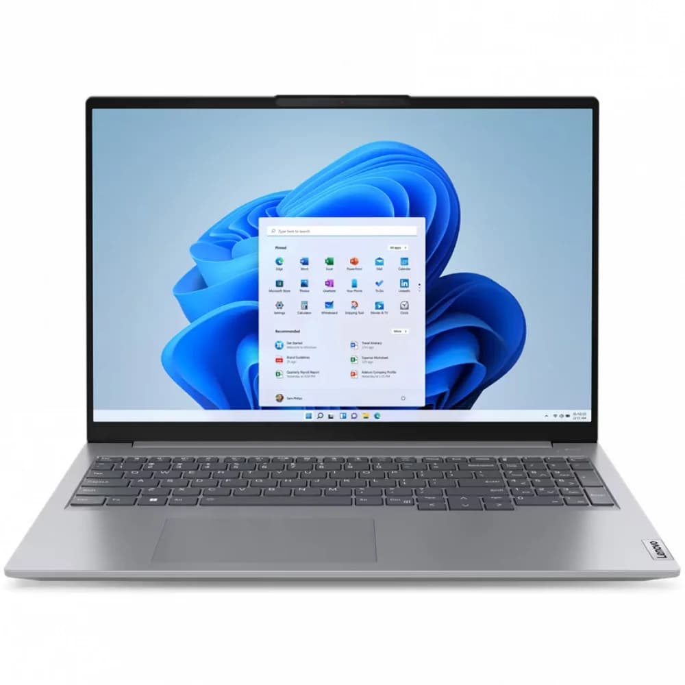 Ноутбук Lenovo Thinkbook 14 G6 IRL Core i7 13700H 8Gb SSD512Gb Intel Iris Xe graphics 14" IPS WUXGA (1920x1200) noOS grey WiFi BT Cam Bag (21KG005QEV)