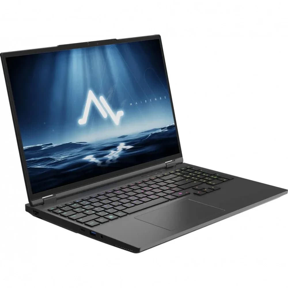Ноутбук Maibenben X16E-R99558 Ryzen 9 9955HX 32Gb SSD2Tb NVIDIA GeForce RTX5080 16Gb 16" IPS QHD (2560x1440) Windows 11 black WiFi BT Cam 4100mAh (X16E-R99558NQSHBRE0)