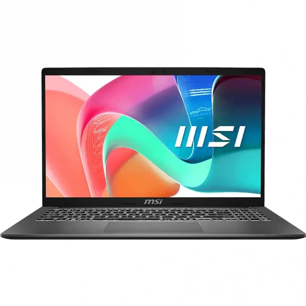 Ноутбук MSI Modern 15 F1MG-1071XRU Core 7 150U 16Gb SSD512Gb Intel Graphics 15.6" IPS FHD (1920x1080) FreeDOS grey WiFi BT Cam (9S7-15S111-1071)