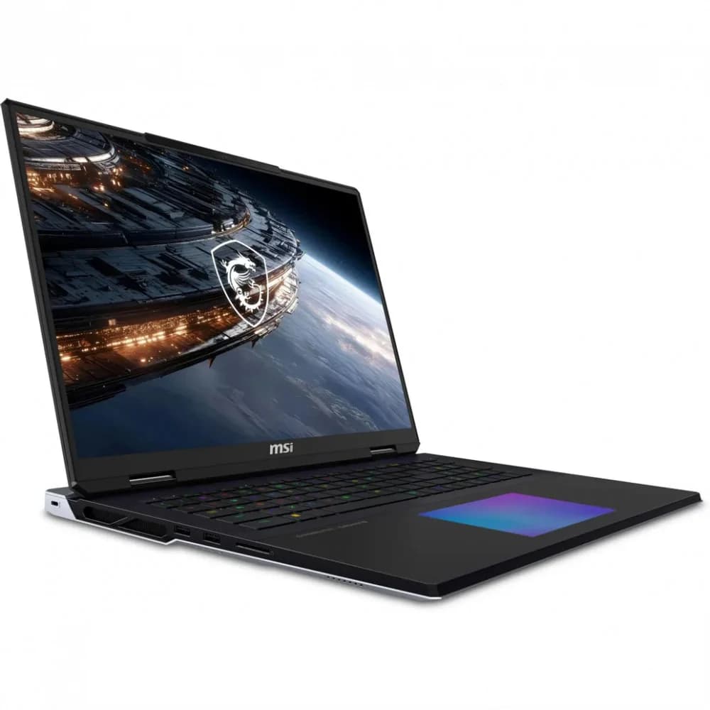 Ноутбук MSI Titan 18 HX A2WJ-1049RU Core Ultra 9 290HX Plus 64Gb SSD2Tb NVIDIA GeForce RTX5090 24Gb 18" IPS UHD+ (3840x2400) Windows 11 black WiFi BT Cam (9S7-182411-1049)