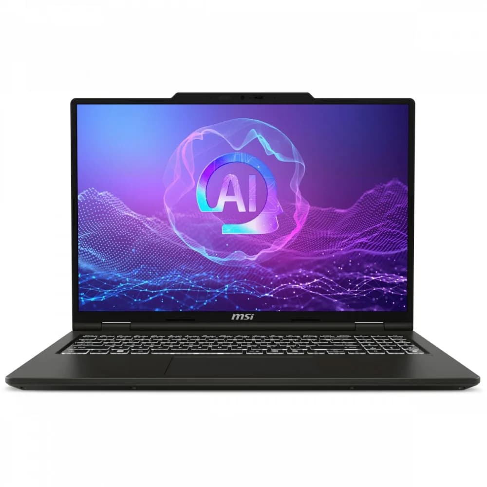 Ноутбук MSI Venture 16 AI+ A2HMG-050RU Ultra 7 255H 32Gb SSD1Tb Intel Arc 16" OLED 2K (2048x1280) Windows 11 Pro grey WiFi BT Cam (9S7-261221-050)