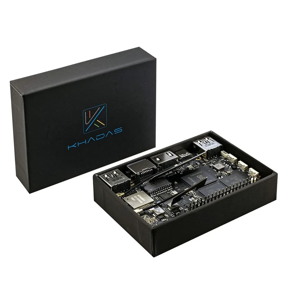VIM3 Pro Amlogic A311D with 5.0 TOPS NPU, 4GB LPDDR4/X, 32GB eMMC, AP6398S