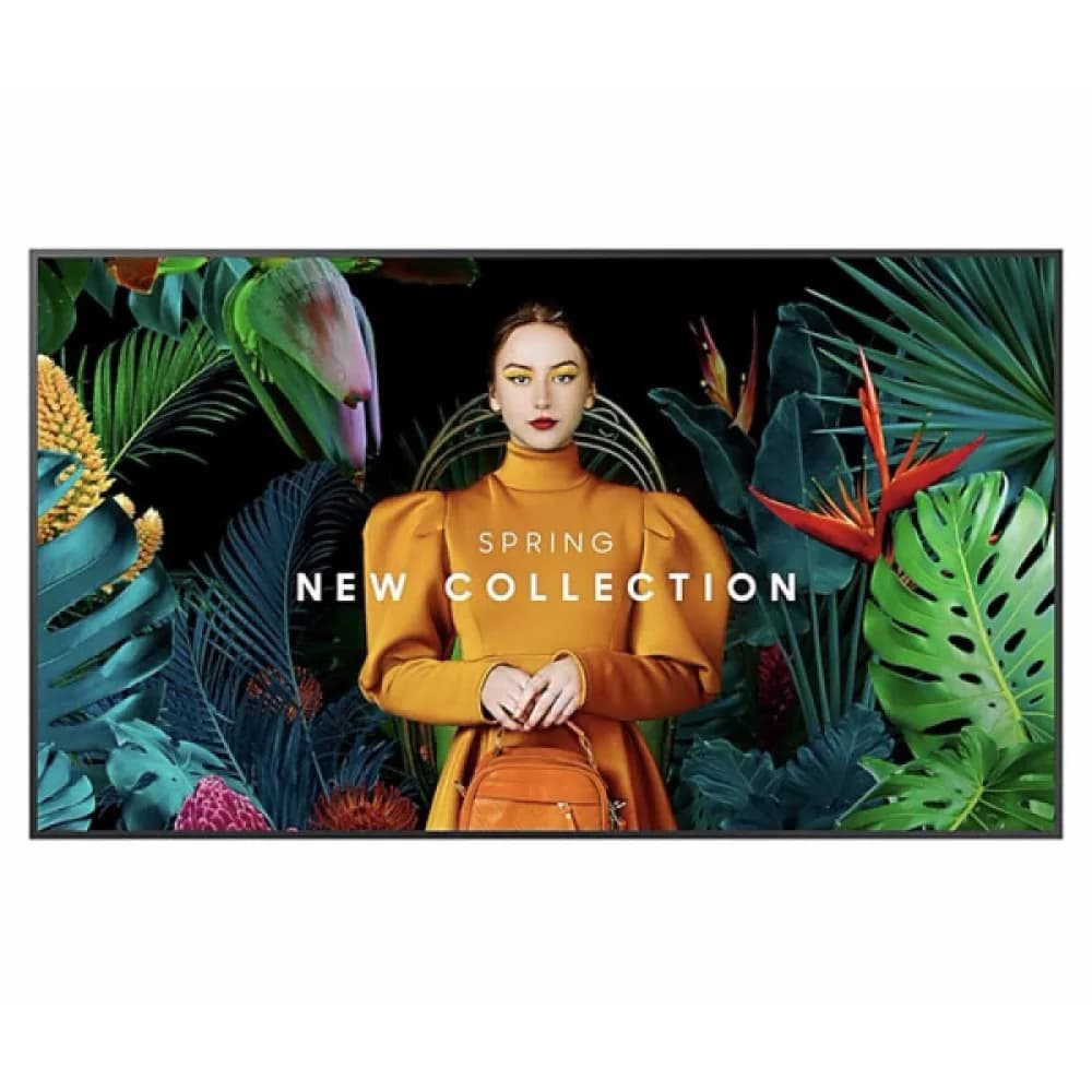 Панель Samsung 75" QM75C черный E-LED BLU LED 8ms 16:9 HDMI M/M матовая 500cd 178гр/178гр 3840x2160 4K USB 38.3кг