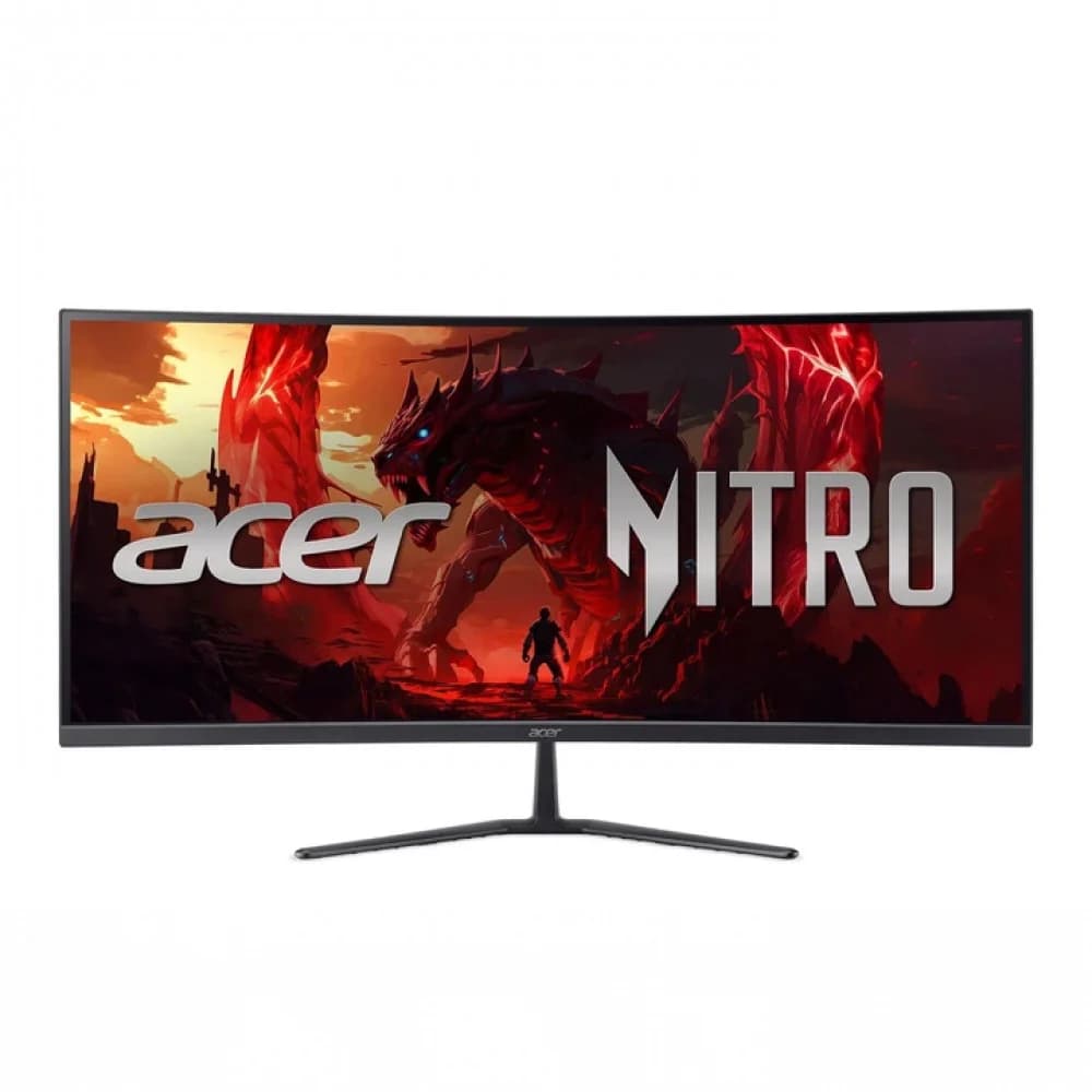 Монитор 34" Acer Nitro ED340CURJ0bmiipx, Black, VA, 3440x1440@120Hz, 250кд/м2, 1ms, 2xHDMI, DP