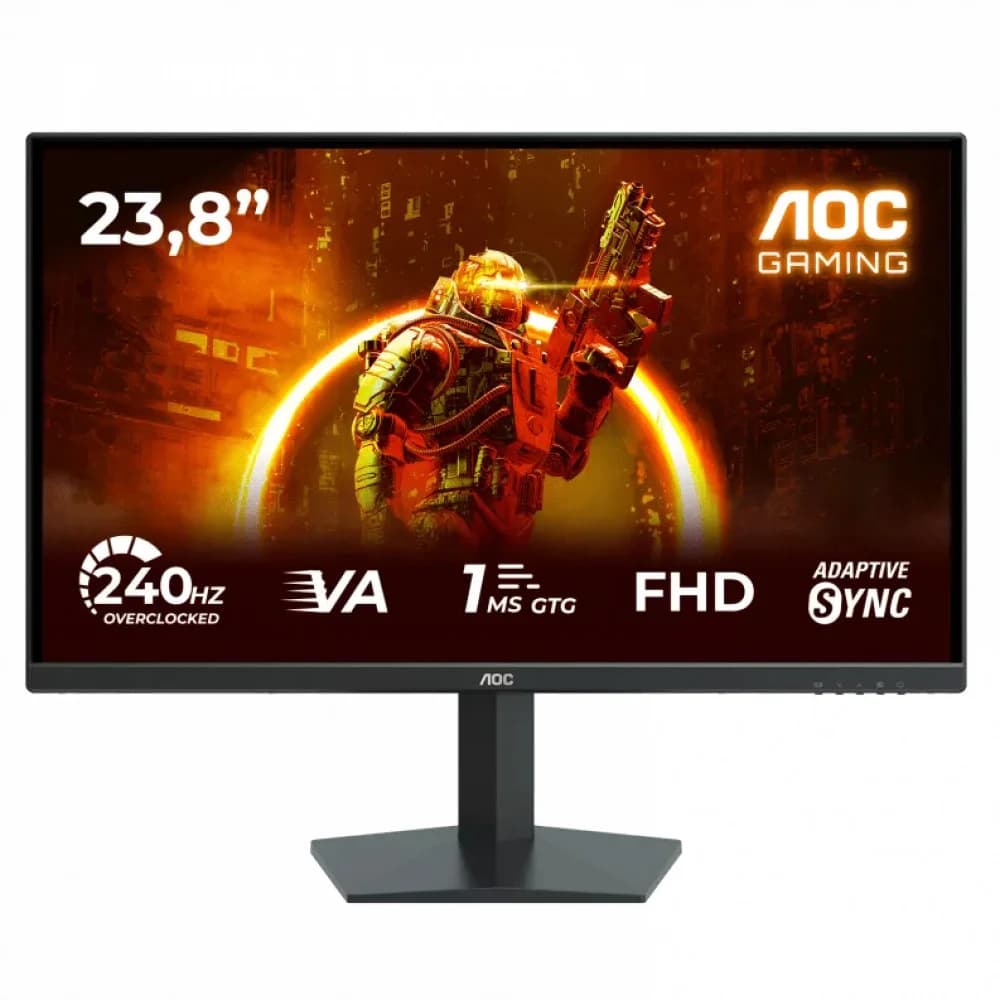 Монитор Игровой 23,8" AOC 24G10ZNE/01 IPS 1920x1080 240Hz 0.3ms 300cd/m 4000:1 2xHDMI DP Черный