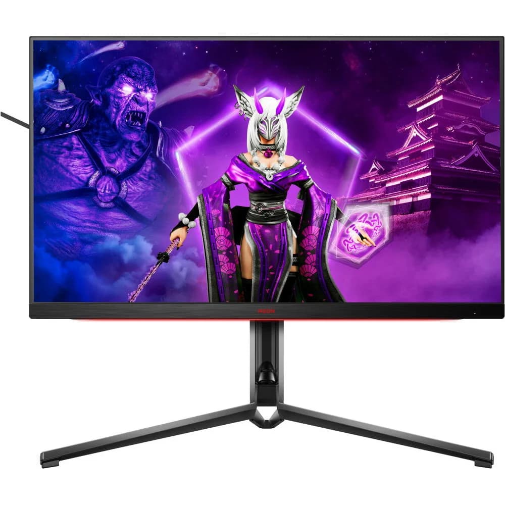 Монитор Игровой 31,5" AOC AG324UX IPS 3840x2160 144Hz 1ms 350cd/m2 Угол обзора 178/178 1000:1 80M:1 4ms 2xHDMI DP 4xUSB 3.2 Черный