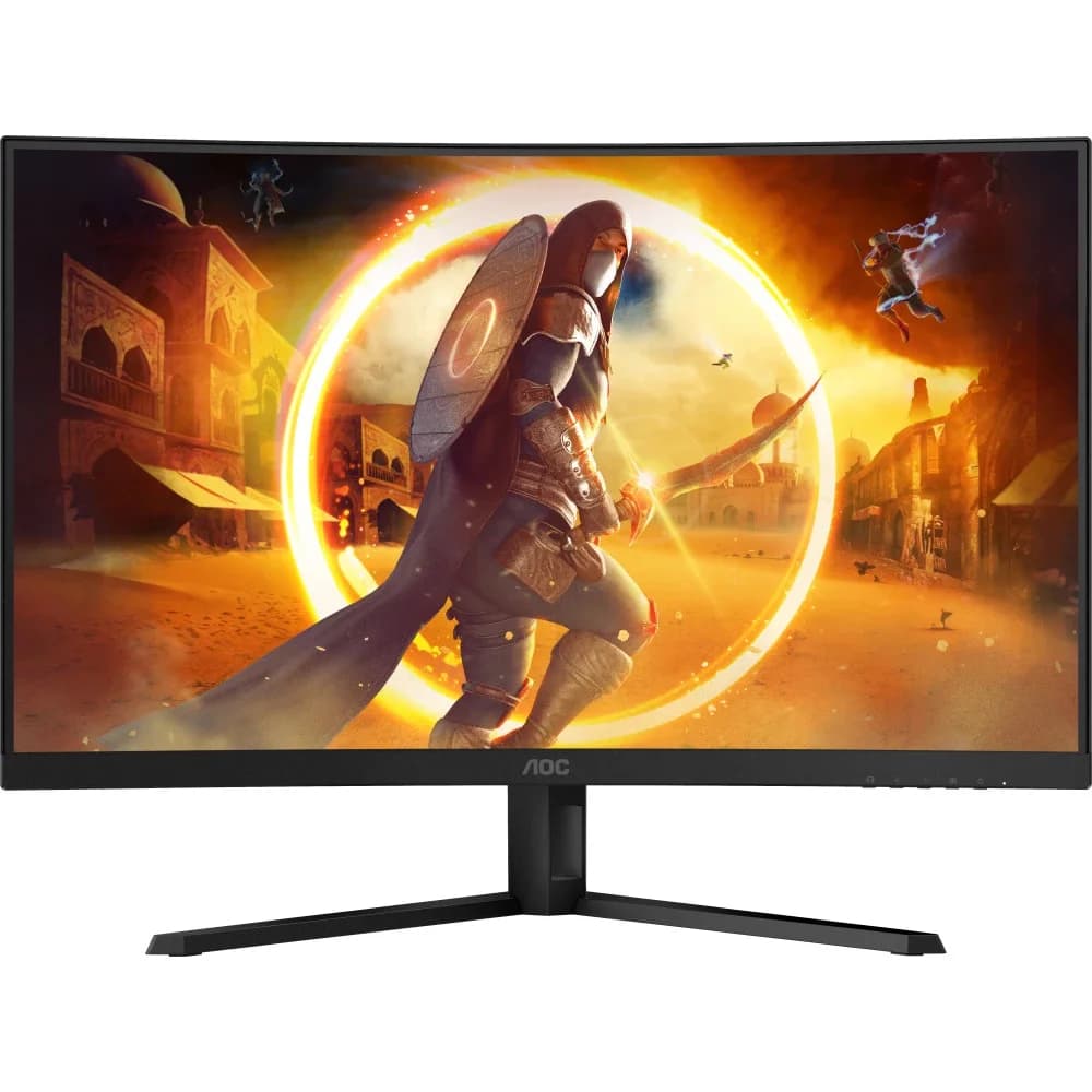 Монитор 31.5" AOC CQ32G4VE Black (VA, изогнутый, 2560x1440, 180Hz, 0.5 ms, 178°/178°, 300 cd/m, 80M:1, +2xHDMI 2.0, +DisplayPort 1.4)