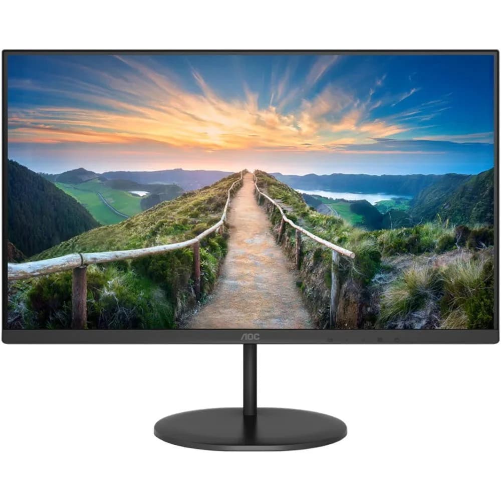 Монитор AOC 23.8" Value Line Q24V4EA черный IPS LED 16:9 HDMI M/M матовая 1000:1 250cd 178гр/178гр 2560x1440 D-Sub DisplayPort FHD 3.1кг
