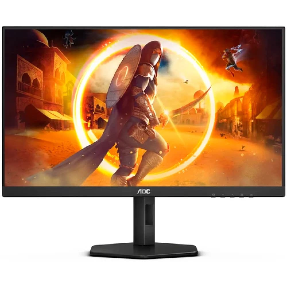 AOC Q27G4X 27'', 2560x1440, IPS, 180Hz, 80M:1, 450cd, 0.5ms, 2*HDMI, DP, Speakers, FreeSync, Flicker Free, G-Sync, H. Adj, pivot, VESA, 3Y, Black