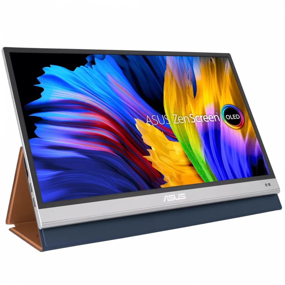 Монитор 13.3" ASUS OLED MQ13AH, Black-Silver,OLED,1920x1080@60Hz,400кд/м2,100000:1,H/V:178,mini-HDMI