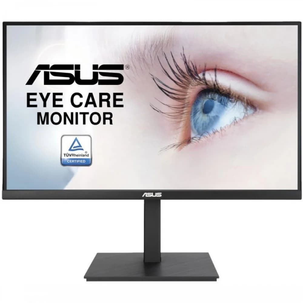 ASUS VA27AQSB, 27" Wide LED IPS monitor, WQHD (2560 x 1440), 1ms MPRT, 350 cd/㎡, 100 M :1, 178°(H), 178°(V), 75Hz, HDMI, DP, speakers 2W x 2, USB, VESA 100x100 mm, HAS, black