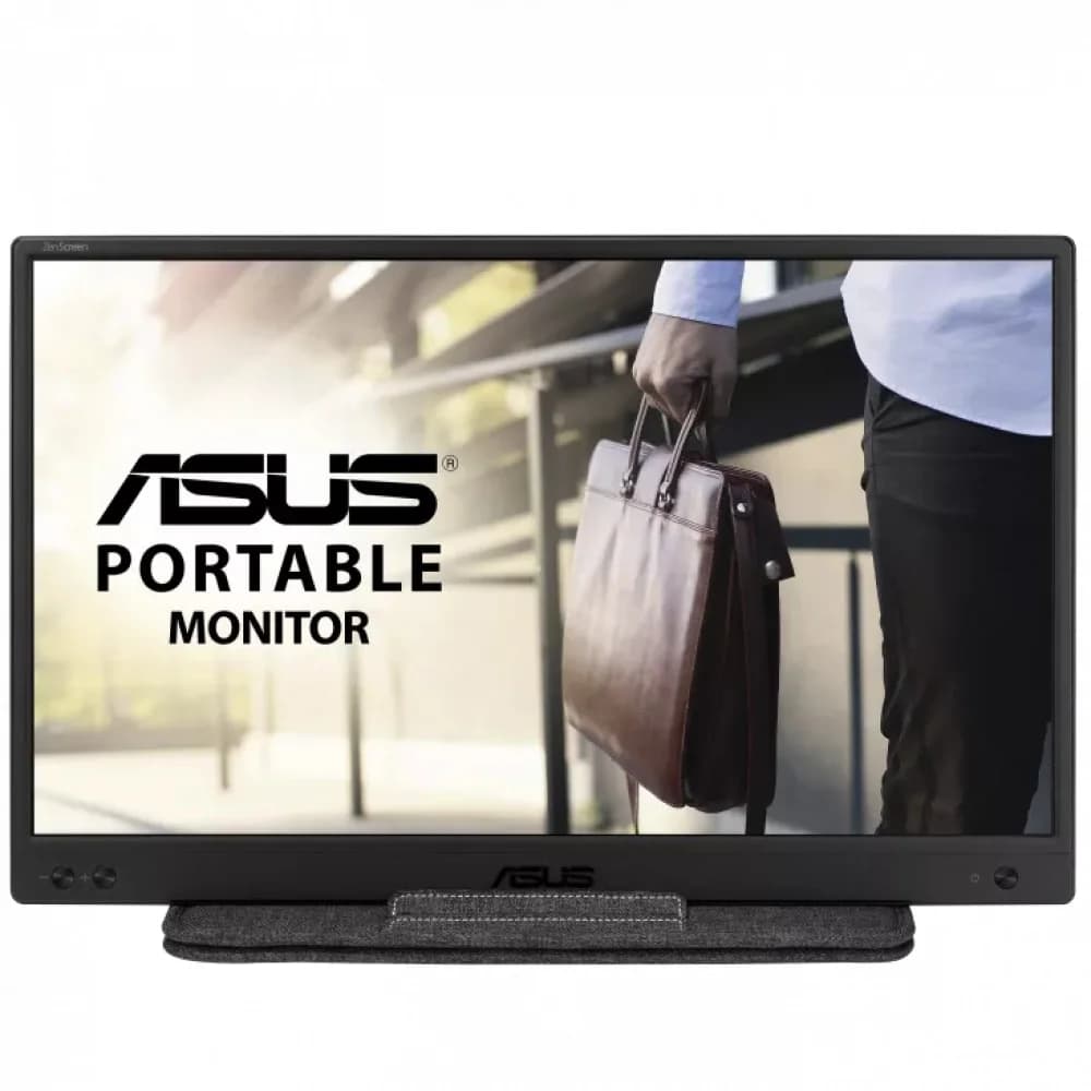 Монитор 15.6" ASUS ZenScreen MB166B, Black, IPS, 1920x1080@60Hz, 250кд/м2, 1000:1, H/V:178, USB