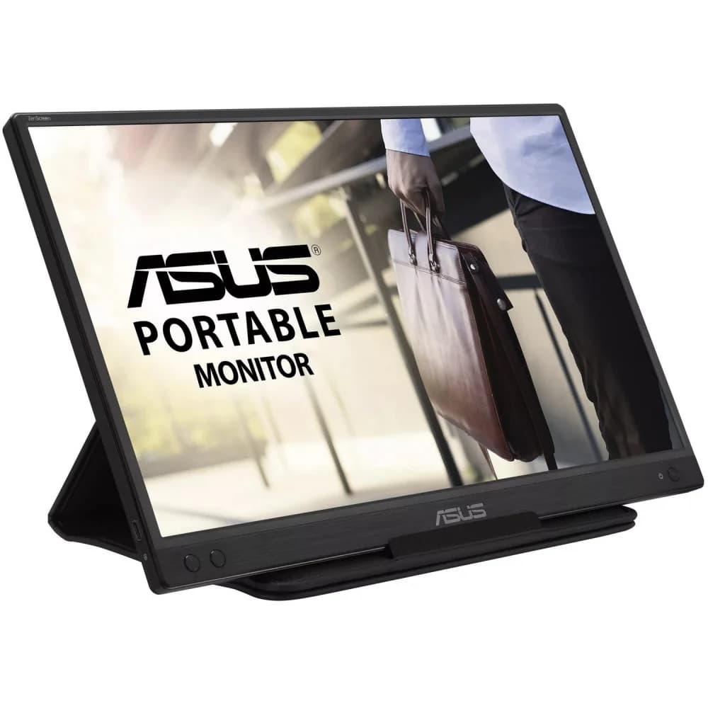 Монитор 15.6" ASUS ZenScreen MB166C, Black, 1920x1080@60Hz, 250кд/м2, 800:1, H/V:178, USB Type-C