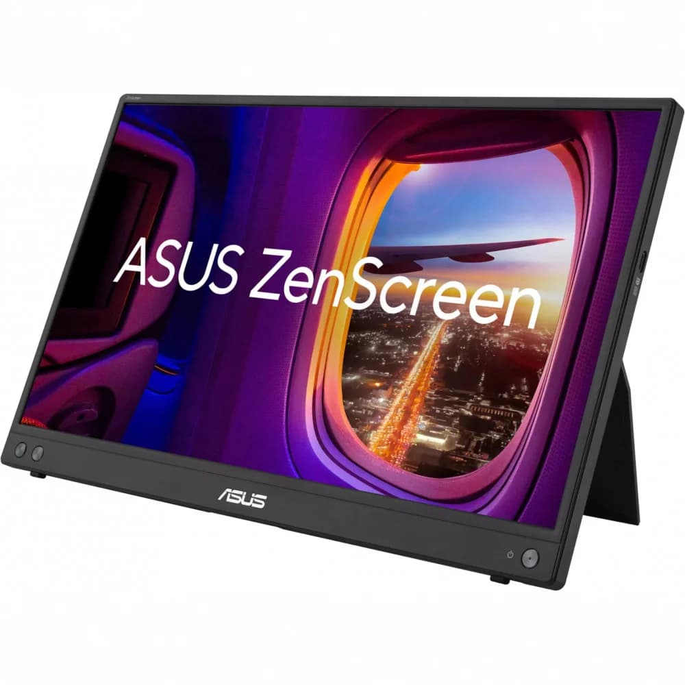 Монитор 15.6" ASUS ZenScreen MB16AHV, Black, IPS,1920x1080@60Hz,250кд/м2,800:1,H/V:178,2xUSB-C,mHDMI