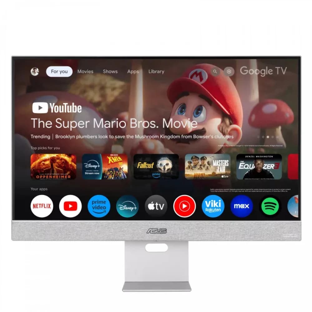 Монитор 27" Asus ZenScreen Smart MS27UC, Silver, IPS, 3840x2160@60Hz, 350кд/м2, 1000:1, 5ms, DP,HDMI