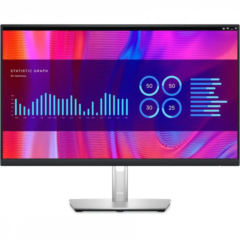 Монитор Dell 23.8" P2423DE черный IPS LED 5ms 16:9 HDMI матовая HAS Pivot 1000:1 300cd 178гр/178гр 2560x1440 DisplayPort USB 5.98кг (RUS)