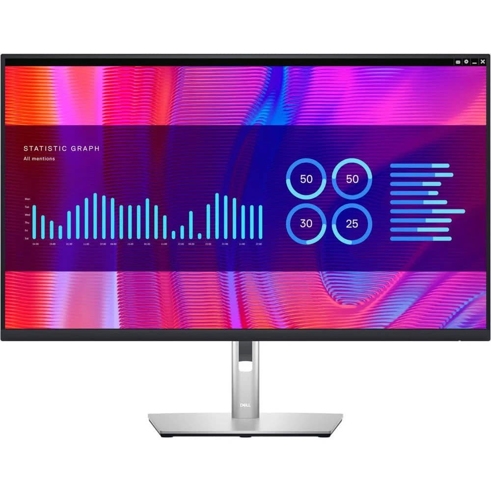 Монитор Dell/P3223DE/31.5 ''/IPS/2560x1440 Pix/HDMI/DP/USB/RJ-45/5 мс/350 ANSI люм/1000:1