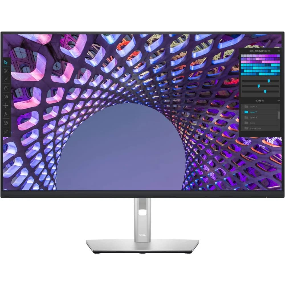 Монитор 31.5" Dell P3223QE, Silver-Black, IPS, 3840x2160@60Hz, 350кд/м2, H/V:178, 5мс