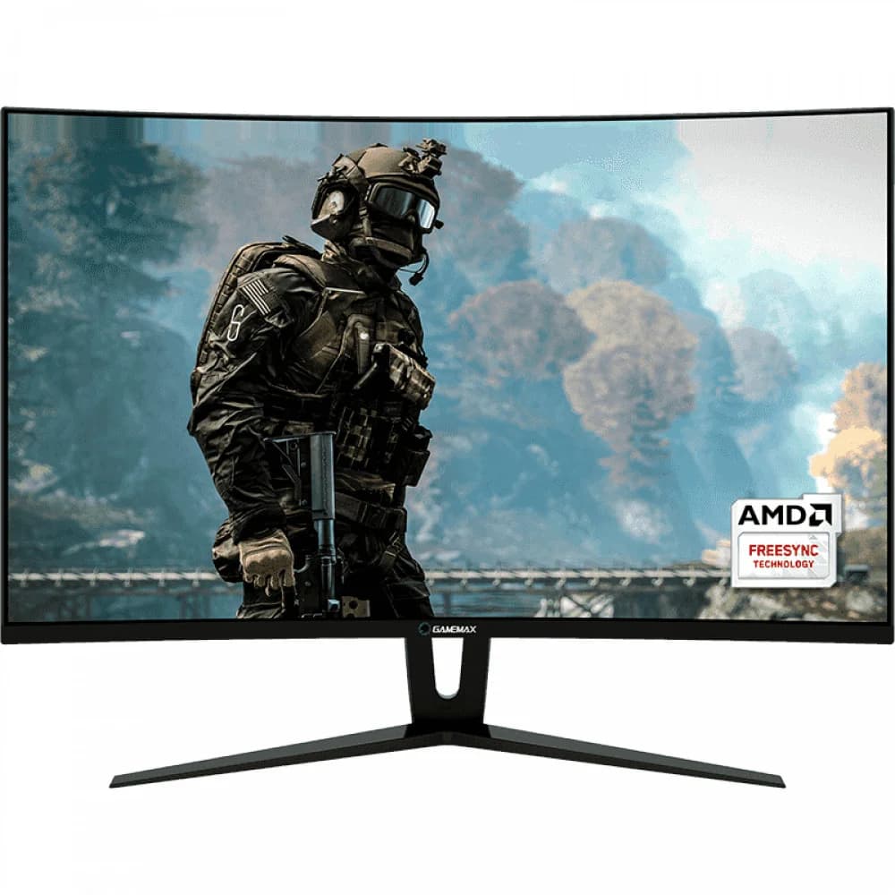 Монитор, Gamemax, GMX27C144, 14100900387, 27", 1920*1080, Тип матрицы:TFT, 280 кд/м2, 3000:1, 1мс, 144 Гц, HDMI2.0/DVI/DP1.2/аудио/микрофон, VESA 100*100мм, угол обзора 178/178, кабель питания, DP к