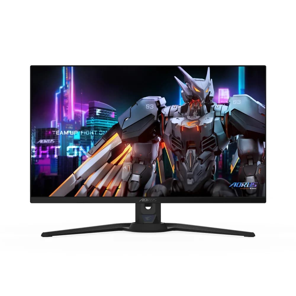 Монитор 27" Gigabyte AORUS FO27Q5P EK Black (QD-OLED, 2560×1440, 500Hz, 300 cd/m, 1,5M:1, 2xHDMI 2.1, DP 2.1 UHBR20, 1x MiniDP 2.1 UHBR20, DP 1.4 (HBR3) выход 3xUSB 3.2, USB Type-C)