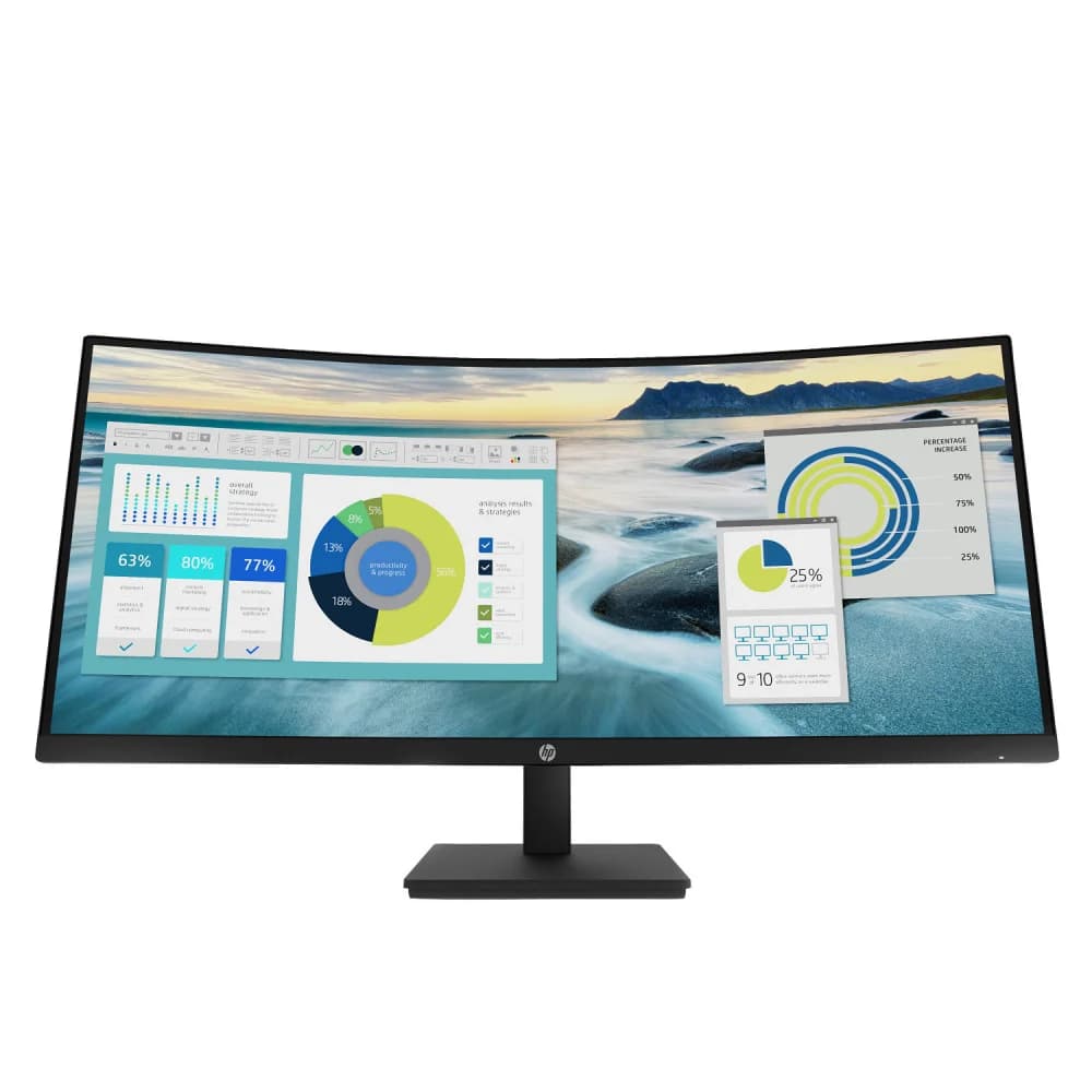 Монитор HP 34" P34hc G4 черный VA 21:9 HDMI матовая HAS 250cd 178гр/178гр 3440x1440 DP 2K USB 10.51кг