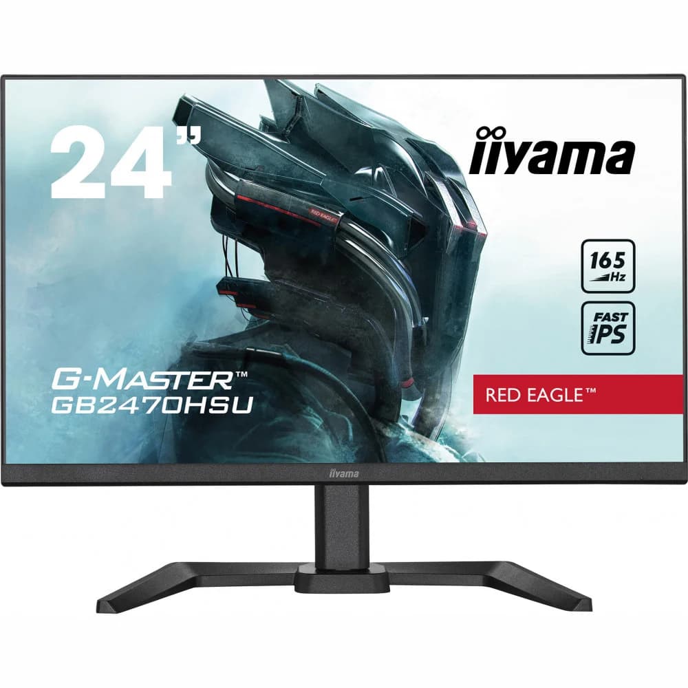LCD 24" Iiyama GB2470HSU-B5 A, 1920x1080 (IPS), 0.8ms, 250 cd/m2, 1100:1, DP