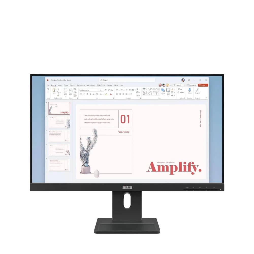 Монитор Lenovo ThinkVision E24-40 Разрешение: 1920 × 1080, Full HD (64BAMAT-1EU)