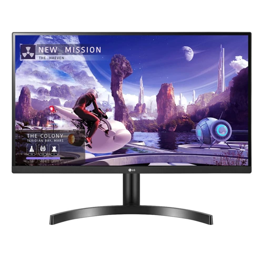 LG 27" 27QN600-B IPS LED, 2560x1440, 5ms, 178°/178°, 350cd/m2, 1000:1 (Mega DCR), 2*HDMI, DP, 75Hz, AMD FreeSync, HDR10, Black 2 years