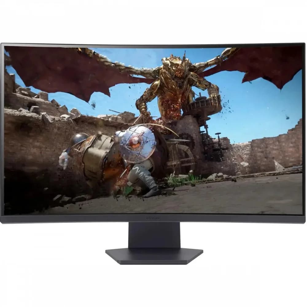 Монитор LG 31.5" 32GS60QC-B черный VA LED 5ms 16:9 HDMI матовая HAS Piv 3000:1 350cd 178гр/178гр 2560x1440 DP WQ 7.2кг