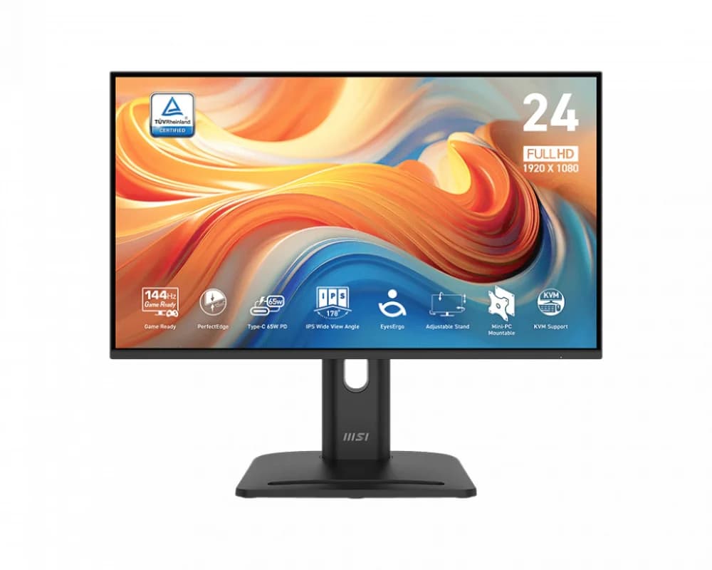 Монитор MSI 23.8" Pro MP245PHG E14 черный IPS LED 1ms 16:9 HDMI M/M HAS Piv 300cd 178гр/178гр 1920x1080 144Hz DP FHD USB 3.3кг