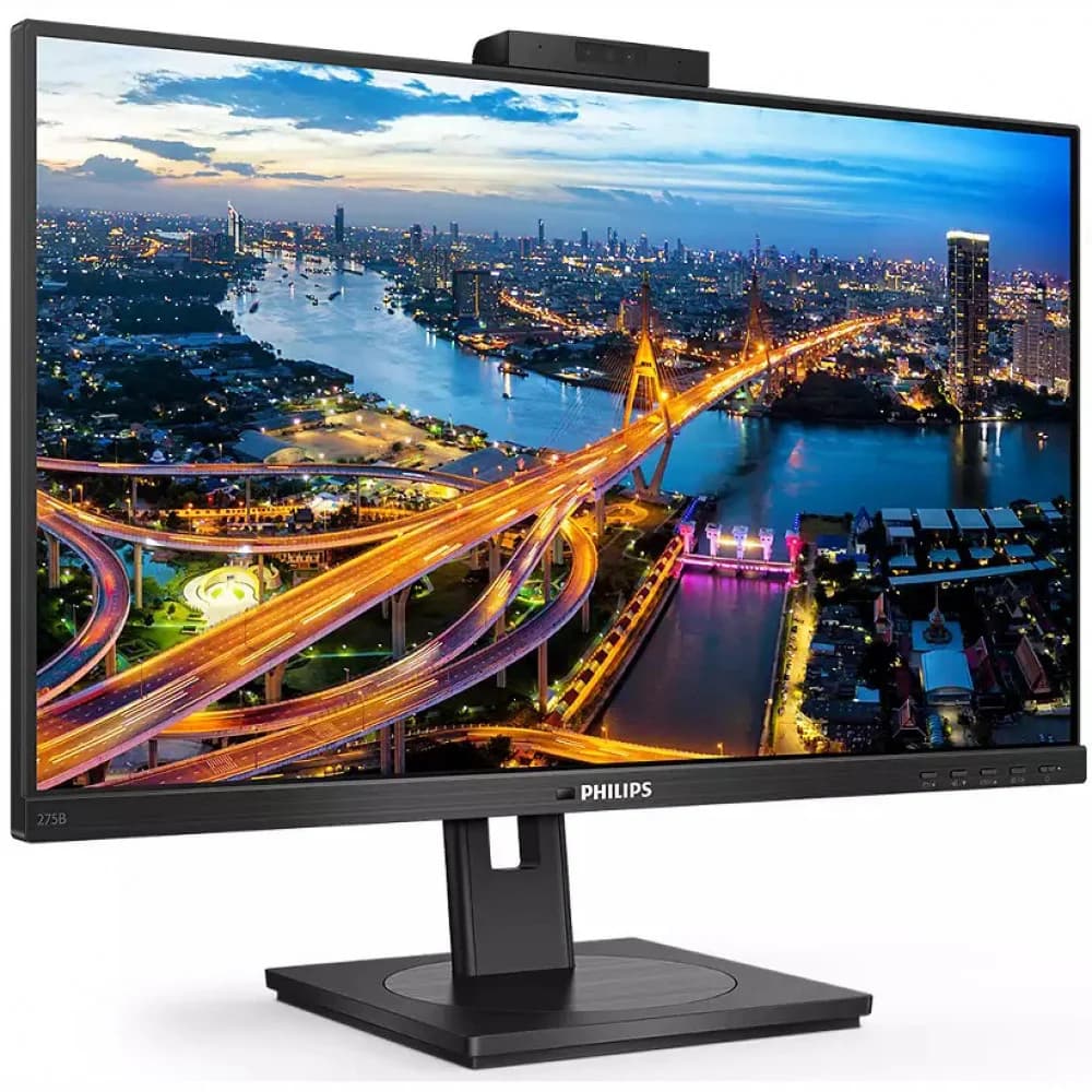 Монитор Philips 27" 275B1 черный IPS LED 16:9 DVI HDMI M/M матовая HAS Pivot 1000:1 300cd 178гр/178гр 2560x1440 DisplayPort Ultra HD 2K (1440p) 6.36кг